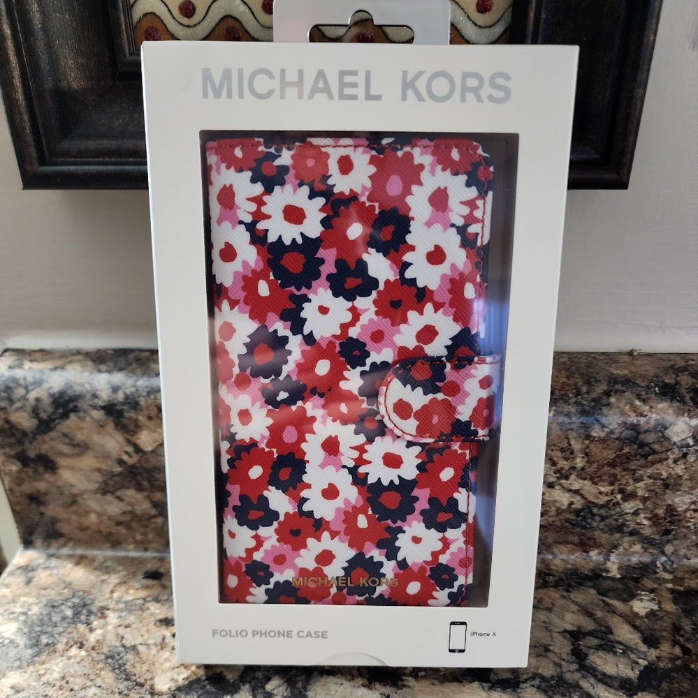 Micheal Kors iPhone X Folio Case